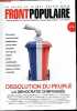 La revue de Michel Onfray Front Populaire, N°18 Septembre octobre novembre 2024- Dissolution du peuple, la democratie confisquee - populisme ...