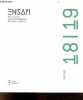 ENSAM ANNUEL 2018/2019 - Architecture - Sciences, techniques de l'environnement- Theorie, espace & societe- Art & representation- Le MOOC- Photos de ...