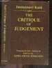 The Critique Of Judgement - Translated with Analytical Indexes - Critique of aesthetic judgement, analytic of aesthetic judgement, analytic of the ...