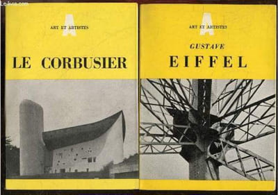 Lot 2 volumes : Gustave Eiffel + Le Corbusier - Collection Art et Artistes, Série Les Architectes