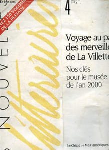 "Les nouvelles litteraires N°4 Mars 1986- Voyage au pays des merveilles de la Villette: Nos clés pour le musée vivant de l'an 2000- Le Clézio ""mes ameriques interieures""- Le cirque n'est pas mort- Graffiti art ou salete- menace: intelligence artificielle.."