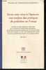 Sursis avec mise a l'epreuve, une analyse des pratiques de probation en France, Mai 2011- Collection Travaux & Documents- Synthese de l'etude pour la ...