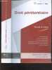 Droit penitentiaire Recueil de textes Edition 2016 / 2017- Collection ENAP pedagogia - Loi penitentiaire, code de deontologie, extraits du code penal ...
