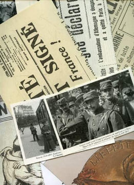 Lot Fac simile: La liberte lundi soir 11 novembre 1918: L'armistice est signe, vive la France ! + Le Petit Parisien, samedi 12 septembre 1914: La ...