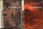 Lot 2 volumes : Prokofiev + Beethoven - Collection Solfeges n°16 + n°23. CLAUDE SAMUEL - ANDRE BOUCOURECHLIEV