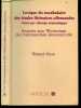 Lexique du vocabulaire des études littéraires allemandes, Classé par champs sémantiques - Register zum wortschatz der franzosischen literaturkritik. ...