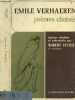 Emile Verhaeren, Poemes choisis - Edition etablie et presentee par Robert Vivier de l'academie. EMILE VERHAEREN - VIVIER ROBERT