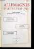 Allemagnes d'aujourd'hui n&deg;86 Oct Dec 1983, Nouvelle serie- Changement ou continuite en RFA?- Le poete Reiner Kunze- La vie & l'oeuvre d'Anna Seghers- ...