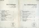 Lot 2 volumes : Les fromages de France, N°8 Vie sociales, les fromages + Les bibliotheques de France, Vie culturelle N°44, bibliotheques - vocation ...