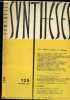 Syntheses n°125 Aout 1956- Franz Hellens : L'oeuvre et l'homme - Le fantastique dans l'oeuvre de Hellens par Marcel Brion- Hellens & la peinture par ...