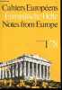 Cahiers europeens / Europaische Hefte / Notes from Europe N°1/78, januar 1978- Die Hamburgische staatsoper in den nachkriegsjahren 1945/1955 par ...