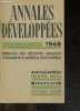 Annales developpees 1948 - Baccalaureat, 1ere partie, Francais - Epreuves des recentes sessions d'examens classees & developpees. EDMOND FREZOULS