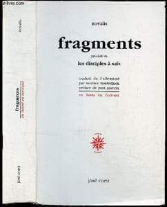 Fragments precede de Les disciples a sais - Suivi de Introduction a la poetique symboliste par Paul Gorceix - Collection En lisant en ecrivant - 2e edition
