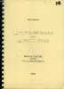 Le futur interieur ou le futur belge - Mise en theatre d'une situation poetique - Avec avertissement, distribution par ordre d'entree en scene, le ...