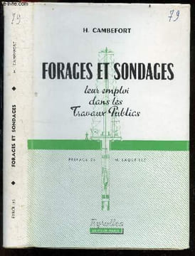 Forages et sondages - Resistance des roches et stabilite des parois des forages- boues de forage : types de boues, contamination, traitement- ...