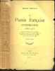 La poesie fran&ccedil;aise contemporaine 1885 / 1935 - Avec une bibliographie des poetes, une bibliographie des ouvrages generaux, une table analytique des ...