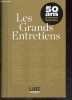 Les grands entretiens - 50 ans d'histoire litteraire - margaret atwood, roland barthes, italo calvino, annie ernaux, eugene ionesco, agota kristof, ...