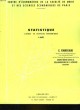 STATISTIQUES - LICENCE ES SCIENCES ECONOMIQUES - 3° ANNEE. FOURGEAUD C. - LECOINTE P.