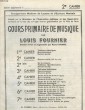 COURS PRIMAIRE DE MUSIQUE - 2° CAHIER - DEVOIRS ECRITS (CLE DE SOL). FOURNIER LOUIS