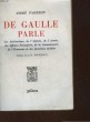 DE GAULLE PARLE DES INSTITUTIONS DE L'ALGERIE, DE L'ARMEE, DES AFFAIRES ETRANGERES, DE LA COMMUNAUT, DE L'ECONOMIE ET DES QUESTIONS SOCIALES. PASSERON ...