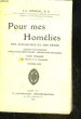 POUR MES HOMELIES DES DIMANCHES ET DES FETES - TOME 1. GONDAL I. L.