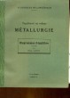 SUPPLEMENT AU VOLUME METALLURGIE - DIAGRAMME D'EQUILIBRE. AZOU PIERRE