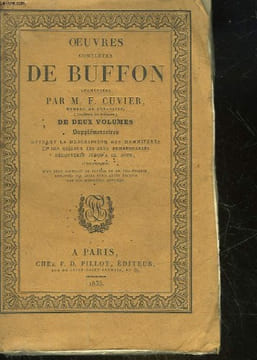 OEUVRES COMPLETES DE BUFFON AUGMENTEES PAR M. F. CUVIER. BUFFON