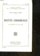 SOCIETES COMMERCIALES - LOI N°66-537 DU 24 JUILLET 1966. COLLECTIF