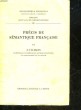 PRECIS DE SEMANTIQUE FRANCAISE. ULLMANN S.