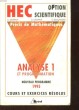 PRECIS DE MATHEMATIQUES - TOME 2 - ANALYSE 1. COLLECTIF