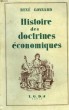 HISTOIRE DES DOCTRINES ECONOMIQUES. GONNARD RENE