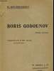 BORIS GODOUNOV - DRAME MUSICAL. MOUSSORGSKY M.