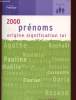 2000 PRENOMS. MATTHIEU JEAN-LUC