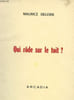 QUI RODE SUR LE TOIT?. DELORB MAURICE