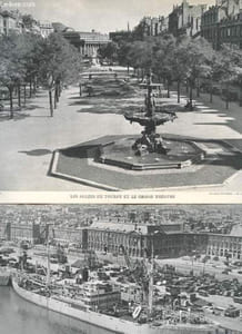 1 LOT DE 8 PHOTOS NOIR ET BLANC DE BORDEAUX : LA BASILIQUE ST SEURIN,LES ALLEES DE TOURNY ET LE GRAND THEATRE, VUE PARTIELLE DE LA CITE PINCON, LE STADE MUNICIPAL, CATHEDRALE ST ANDRE, LE GRAND THEATRE, LES RUINES DU PALAIS GALLIEN, LES QUAIS ET LA BOURSE