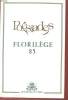 POESIADES - FLORILEGE 85 (CONCOURS 1984). COLLECTIF