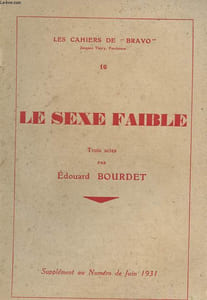 LE SEXE FAIBLE