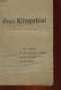 LES CAHIERS DE JEAN KLINGEBIEL - 5 MAI 1892 - 16 AVRIL 1917 - 4 TOMES EN 1. KLINGEBIEL JEAN