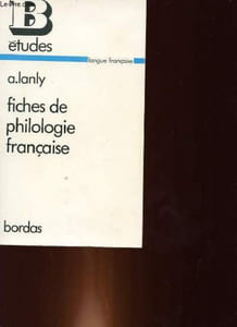 FICHES DE PHILOLOGIE FRANCAISE