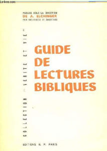GUIDE DE LECTURES BIBLIQUES
