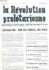 LA REVOLUTION PROLETARIENNE N° 616 - L'AUTOGESTION : NON DES PAROLES, DES ACTES.. LA REVOLUTION PROLETARIENNE