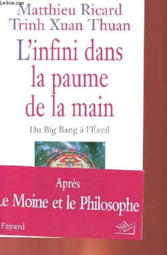 L'INFINI DANS LA PAUME - EDU BIG BANG A L'EVEIL. MATTHIEU RICARD - TRINH XUAN THUAN