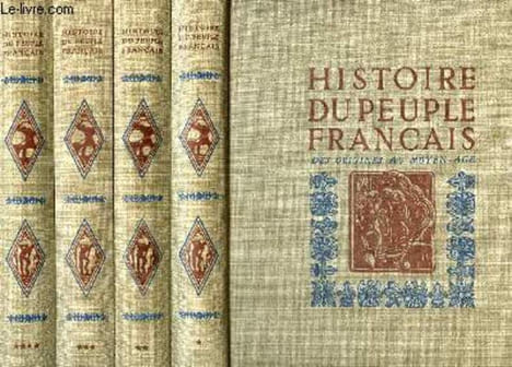 HISTOIRE DU PEUPLE FRANCAIS EN 4 TOMES. L.-H. PARIAS