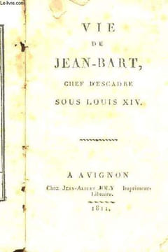 VIE DE JEAN-BART, CHEF D'ESCADRE SOUS LOUIS XIV. COLLECTIF