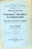 THESE N° 151 POUR LE DOCTORAT EN MEDECINE - INTERPRETATION DU MONDE D'ACTION DE LA PHYSIOTHERAPIE FONCTIONNELLE PAR LES MEDIATEURS CHIMIQUES. ...