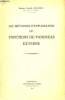 LES METHODES D'EXPLORATION DES FONCTIONS DU PANCREAS EXTERNE. DOCTEUR DANIEL ARAGNIEU