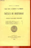 THESES DE DOCTORAT - ANNEE SCOLAIRE 1935-1936. COLLECTIF