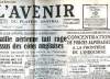L'AVENIR DU PLATEAU CENTRAL 45° ANNEE - N° 17.413 + LA DEPECHE, JOURNAL DE DEMOCRATIE 72° ANNEE - N° 25270. A. DUMONT