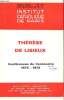 NUMERO SPECIAL - THERESE DE LISIEUX - CINFERENCES DU CENTENAIRE 1873-1973 -. INSTITU CATHOLIQUE