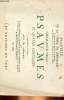 CINQUANTE-TROIS PSAUMES EN QUATRE CANTIQUES. COLLECTIF